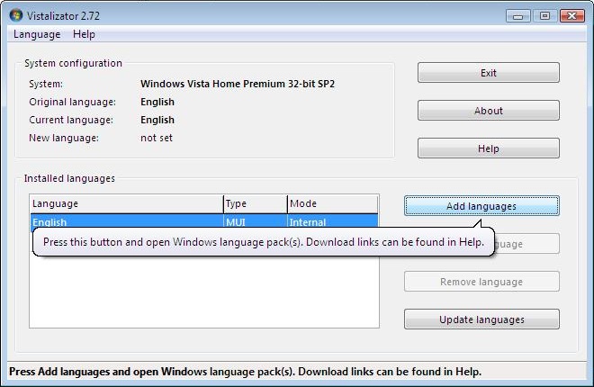 How to change the language in Windows?
