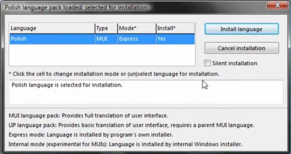 Wie die Sprache in Windows zu ändern?